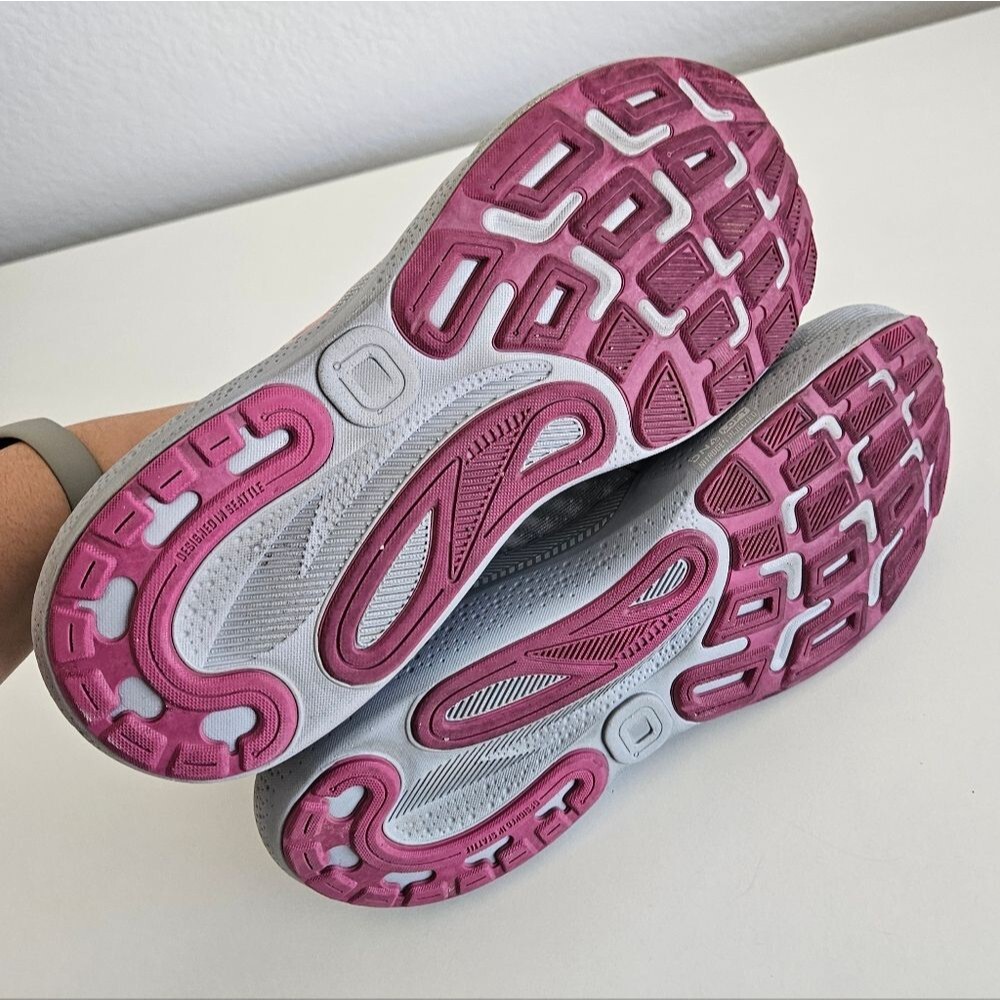 Brooks | Adrenaline GTS 24 Alloy/White/Zephyr Sneakers Shoes Women 10.5 Wide (D) - Picture 10 of 10